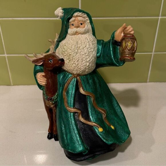 Vintage Hand Painted Ceramic Santa - Picture 6 of 7